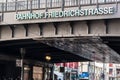 Friedrichstrasse Bahnhof railway station in Berlin, Germany