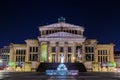 BERLIN, GERMANY, MARCH 12, 2015: night view of konzerthaus in berlin...IMAGE Royalty Free Stock Photo