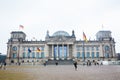 Reichstag building on a cold end of winter day Royalty Free Stock Photo