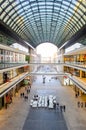 BERLIN, GERMANY, MARCH 12, 2015: view of the bundesrat in berlin taken from the giant shopping mall situated on the