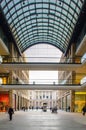 BERLIN, GERMANY, MARCH 12, 2015: view of the bundesrat in berlin taken from the giant shopping mall situated on the