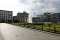 Berlin Brandenburg Gate Brandenburger Tor at sunset time Royalty Free Stock Photo