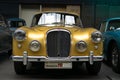 Oldtimer Classic cars in a public exhibition in Berlin.