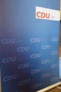 Banner of the political party CDU