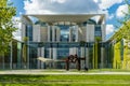 BERLIN, GERMANY - MAY 18: German Chancellery in Berlin on Beautiful Spring Day