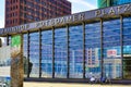 Train station and skyscrapers at Potsdamer Platz in Berlin, Germany Royalty Free Stock Photo