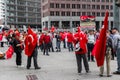 Berlin, Germany - May 28, 2016: Turkish groups protest vote on Armenian genocide resolution.