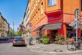 Typical cityscape of Berlin-Kreuzberg in the neighborhood of the Bergmann-Street