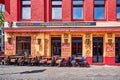 Typical cityscape of Berlin-Kreuzberg in the neighborhood of the Bergmann-Street