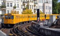 The metro S-Bahn train station. Berlin S-Bahn