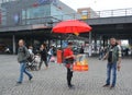 A Mobile Hot Dog Vendor