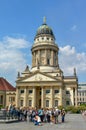 Berlin, Germany  05-11-2016 The New Church or Neue Kirche  is located on the Gendarmenmarkt Royalty Free Stock Photo