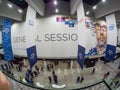 Main entrance to NetApp Insight 2017 conference in Messe Berlin Royalty Free Stock Photo