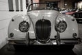 BERLIN, GERMANY - Nov 24, 2020: White Jaguar oldtimer car Royalty Free Stock Photo