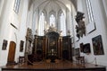 Interior view of Marienkirche church in Berlin, Germany