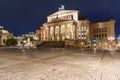 Konzerthaus Berlin is concert hall on the Gendarmenmarkt square at night. Berlin. Germany Royalty Free Stock Photo