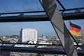 Berlin, Germany - November 02, 2022: View from the dome of the Bundestag on the CharitÃÂ© Hospital. Campus CharitÃÂ© Mitte CCM