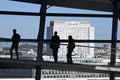 Berlin, Germany - November 02, 2022: View from the dome of the Bundestag on the CharitÃÂ© Hospital. Campus CharitÃÂ© Mitte CCM