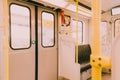 Interior of a Berlin train Royalty Free Stock Photo