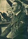 : Adolf Hitler addressed a special session of the Reichstag. After speaking at great length about the victory over Poland he then