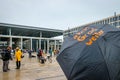 Climate activists protest opening of new Berlin Brandenburg BER airport