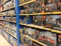 Lego Technic toys displayed for sale