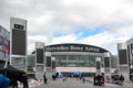 Berlin, Germany, October 1, 2022: Mercedes-Benz Arena in Berlin. Popular place for cultural entertainment, tourist