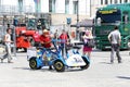 Berlin, Germany. People near the Brandenburger Gate