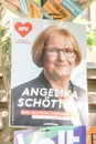 SPD poster for the 2021 German federal election Royalty Free Stock Photo