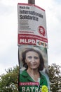 BERLIN, GERMANY - SEPTEMBER 1, 2017: Election posters before 2017 Federal electio