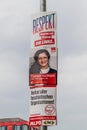BERLIN, GERMANY - SEPTEMBER 1, 2017: Election posters of various parties before 2017 Federal electio