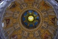 BERLIN, GERMANY, SEPTEMBER 29, 2019 : Inside Berlin Cathedral. Decorations of church Royalty Free Stock Photo