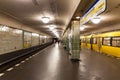 BERLIN, GERMANY - SEPTEMBER 11, 2017: View of Berlin U-Bahn metro station Schonleinstrass