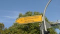 Reinickendorf and Wedding signpost, Berlin