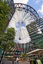 Berlin Germany - Sony Center, sponsored building complex at Potsdamer Platz