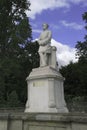 Berlin, Germany - 6/21/15: Statue of Helmuth von Moltke the Elder, near the Berlin Victory Column in the Tiergarten, Berlin, by