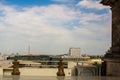Berlin, Germany: Top view of the city from the roof of the Bundestag building