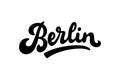 Berlin, Germany vector illustration, lettering