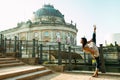 Berlin, Germany - 06.09.18. The view of Bode Museum and Nord Mon