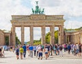 Berlin Germany view Brandenburg gate