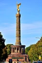 The Victory Column is a monument in Berlin Royalty Free Stock Photo