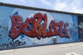 Berlin Graffiti at East Side Gallery Royalty Free Stock Photo