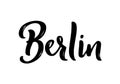 Berlin hand-lettering calligraphy.