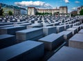 Berlin Holocaust Memorial Royalty Free Stock Photo