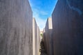 Berlin Holocaust Memorial to murdered Jews Royalty Free Stock Photo