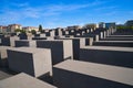 Berlin Holocaust Memorial to murdered Jews Royalty Free Stock Photo
