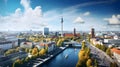 Berlin Horizons: An Illustration of Architectural Diversity