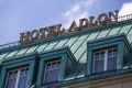 Berlin hotel adlon sign Royalty Free Stock Photo