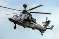 German Army Tiger attack helicopter Royalty Free Stock Photo
