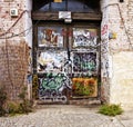 Berlin, Kunsthaus Tacheles in Oranienburger Strasse, entrance